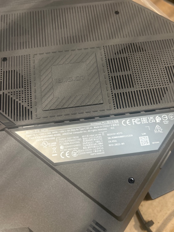Photo 1 of ASUS ROG Strix G16 (2023) Gaming Laptop, 16” 16:10 FHD 165Hz, GeForce RTX 4060, Intel Core i7-13650HX, 16GB DDR5, 512GB PCIe SSD, Wi-Fi 6E, Windows 11, G614JV-AS73, Eclipse Gray 16" | RTX 4060