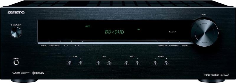 Photo 1 of Onkyo TX-8220 2 Home Audio Channel Stereo Receiver with Bluetooth,black
