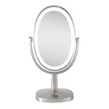Photo 1 of ***CORD MISSING***
Newport 10" by 18" Oval LED Lighted Makeup Mirror with Magnification 5X/1X Touch Control Makeup Mirror with Lights
