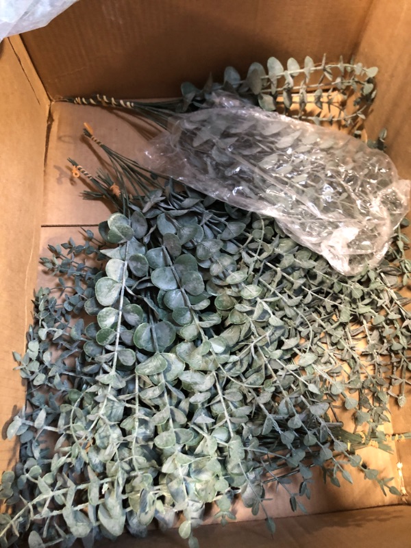 Photo 3 of 
Roll over image to zoom in







24 Pcs Dried Preserved Eucalyptus Stems, 17" Real Eucalyptus for Shower Hanging,100% Made from Eucalyptus Leaves, with 20 Oz Eucalyptus Spray Diffuser, Wedding, Home Decor, Dried Flowers, DIY.