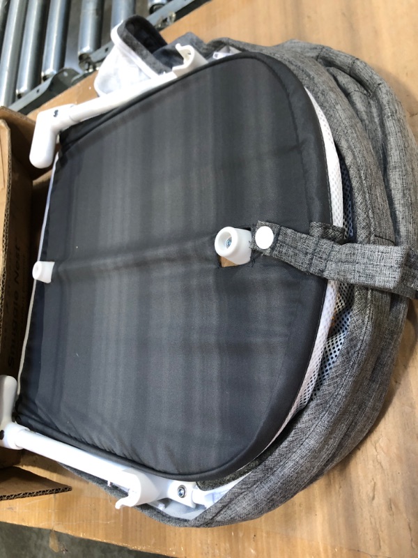 Photo 1 of **PARTS ONLY** 
Baby Delight Snuggle Nest Bassinet, Portable Baby Bed, for Infants 0 – 5 Months, Charcoal Tweed