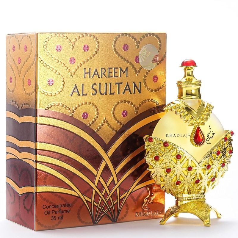 Photo 1 of ****USED****Hareem Al Sultan Concentrated Perfume Oil Gold for Women, 1.18 Ounce (Floral,Fresh,Sandalwood)