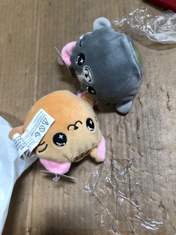 Photo 1 of Four (2) Squeezy Animal Bead Plush Squeezable Fidget Toy