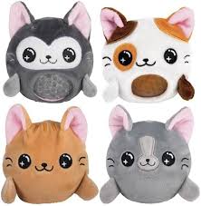 Photo 1 of Four (2) Squeezy Animal Bead Plush Squeezable Fidget Toy