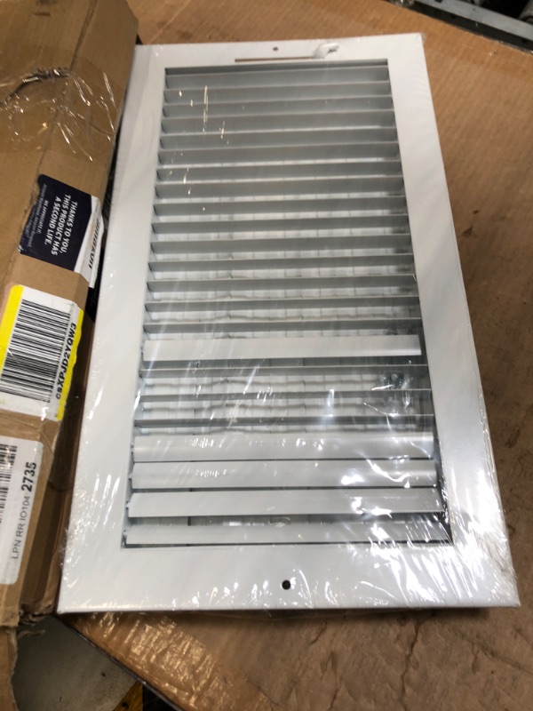 Photo 1 of 10 x 18" Aluminum Alloy Gable Vent, Never Rust Gable Vents for Shed, Reducing Indoor Temperature - Ideal for Wall, Attic, Shed, Door, and Shipping Container, Vent Opening:  2 pack