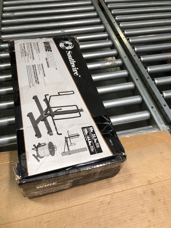 Photo 1 of Southwire MH8110 Wire Smart Cable Dispenser; Floor or Stud Mounted & DEWALT 1IN Insulated Elect Staples 540 Qty Cable Dispenser + Insulated Electric Staples