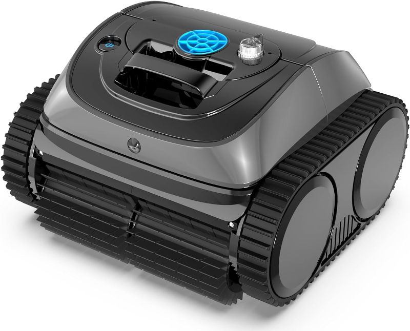 Photo 1 of (2024 Upgrade) WYBOT C1 Robotic Pool Cleaner for In Ground Pools up to 65 FT in Length, 150mins Runtime, Cordless Pool Vaccum with Wall Climbing Function, Larger Top-Loading Filters