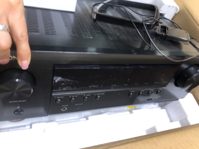 Photo 1 of Denon AVR-S570BT 5.2 Channel AV Receiver - 8K Ultra HD Audio & Video, Enhanced Gaming Experience, Wireless Streaming via Built-in Bluetooth, (4) 8K HDMI Inputs, Supports eARC, HD Setup Assistant