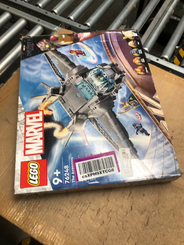 Photo 2 of *** FOR PARTS ONLY ** NO RETUNRS***
LEGO Marvel The Avengers Quinjet 76248, Spaceship Building Toy Set with Thor, Iron Man, Black Widow, Loki and Captain America Minifigures, Infinity Saga Standard Packaging