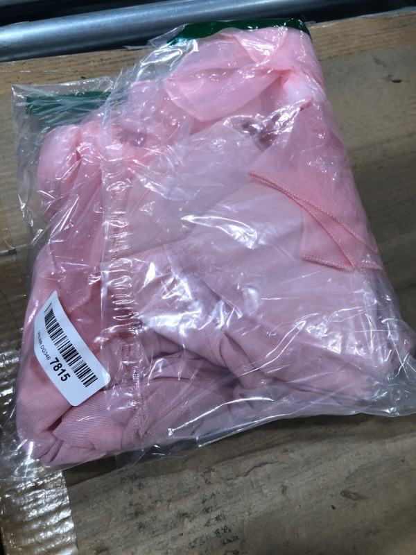 Photo 1 of hibshaby Women Sexy Bodycon Dress Puff Sleeve Cocktail Evening Party Elegant Mini Dresses Pink-puff Sleeve Medium