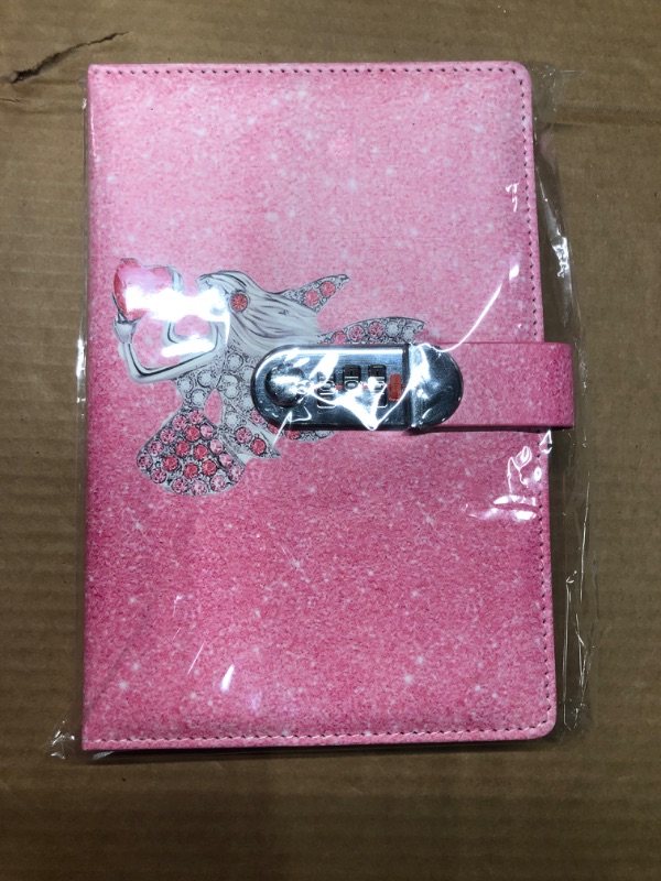 Photo 2 of Diary for Girls with 260 Pages,Age 8-12 Gifts for 6 7 8 9 10 11 12 13 14 15 16 Year Old Girls Diary with Lock (1, Princess pink)