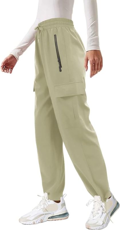 Photo 1 of ****USED***SIZE::XL Quick Dry Cargo Pants Lightweight Tactical Hiking Pants with 5 Pockets for Women,Stretchy Waist and Water Resistant