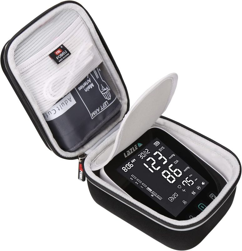 Photo 1 of ***CASE ONLY***
Hard EVA Carrying Case Compatible with LAZLE Blood Pressure Monitor Automatic Upper Arm Machine & Accurate Adjustable Digital BP Cuff Kit (Case Only)