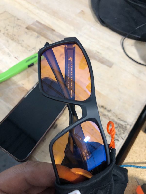Photo 1 of Horus X • Blue Light Blocking Gaming Glasses - Professional Screen Filter Anti Glare Fatigue Eyestrain Men and Women | Amber One One Amber