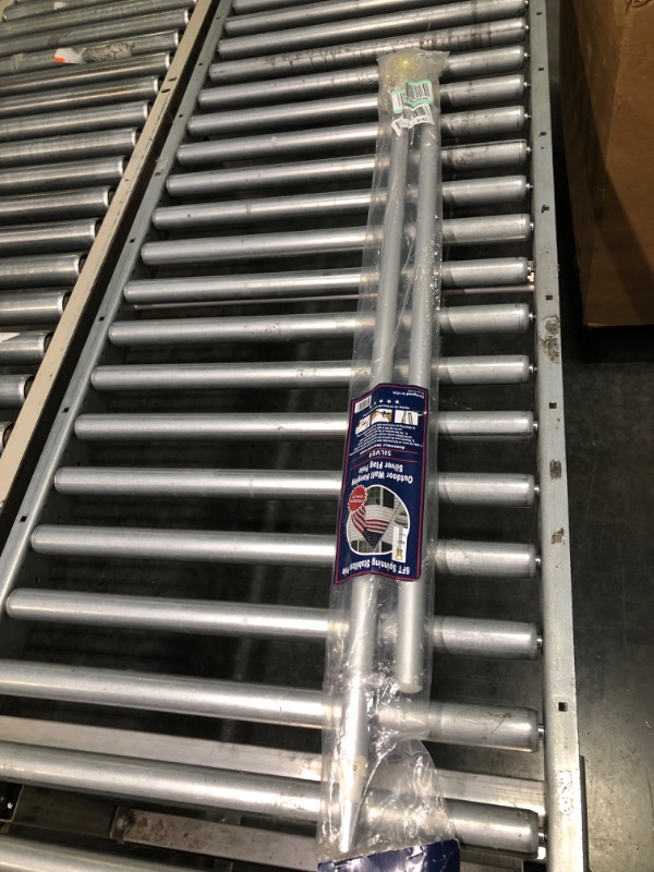 Photo 1 of 6ft Spinning Flag Pole – Silver