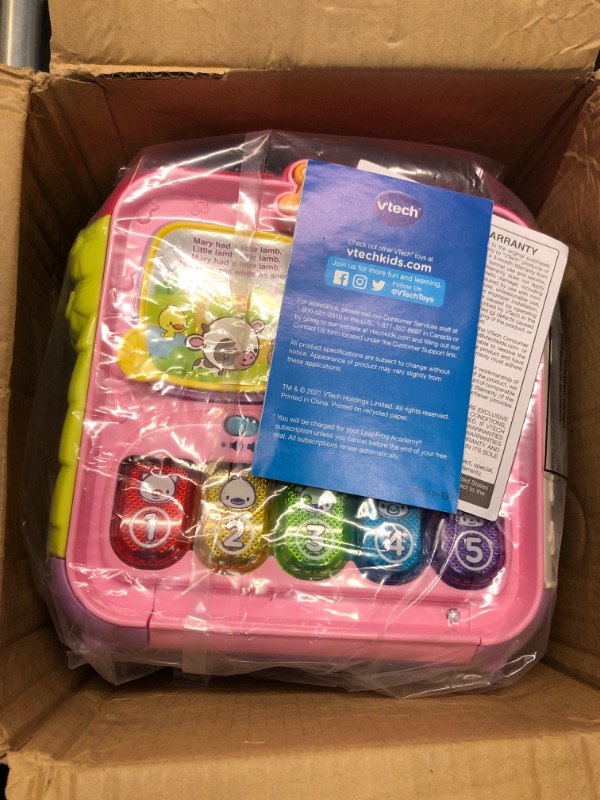 Photo 1 of VTech Sort and Discovery Activity Cube (Frustration Free Packaging), Pink & Pull and Sing Puppy