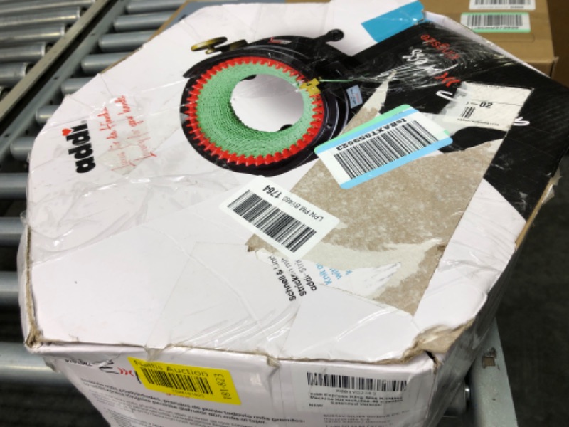 Photo 2 of addi Express King Size Knitting Machine Kit Extended Version with Manual Counter Includes: 46 Needles, Knitting Machine, Pattern Book, Express Hook, Replacement Needles, Stopper ***USED*** 