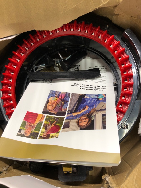 Photo 1 of addi Express King Size Knitting Machine Kit Extended Version with Manual Counter Includes: 46 Needles, Knitting Machine, Pattern Book, Express Hook, Replacement Needles, Stopper ***USED*** 