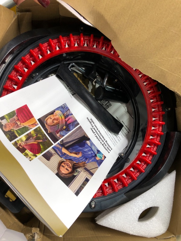 Photo 3 of addi Express King Size Knitting Machine Kit Extended Version with Manual Counter Includes: 46 Needles, Knitting Machine, Pattern Book, Express Hook, Replacement Needles, Stopper ***USED*** 