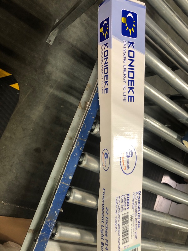 Photo 2 of 22 Inch T5 Fluorescent Light Bulb 14 Watt F14T5/WW Compatible with Sylvania Satco Philips GE Under Cabinet Lamp Light 3000K Warm White 800 Lumen G5 Base 6 Count
