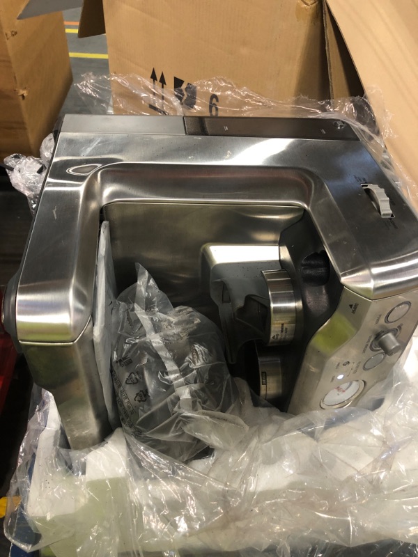 Photo 3 of ***Used, but functional/PIC VERIFIED: KT *** Breville Stainless Steel Barista Express Espresso Machine Light Silver BES870XL