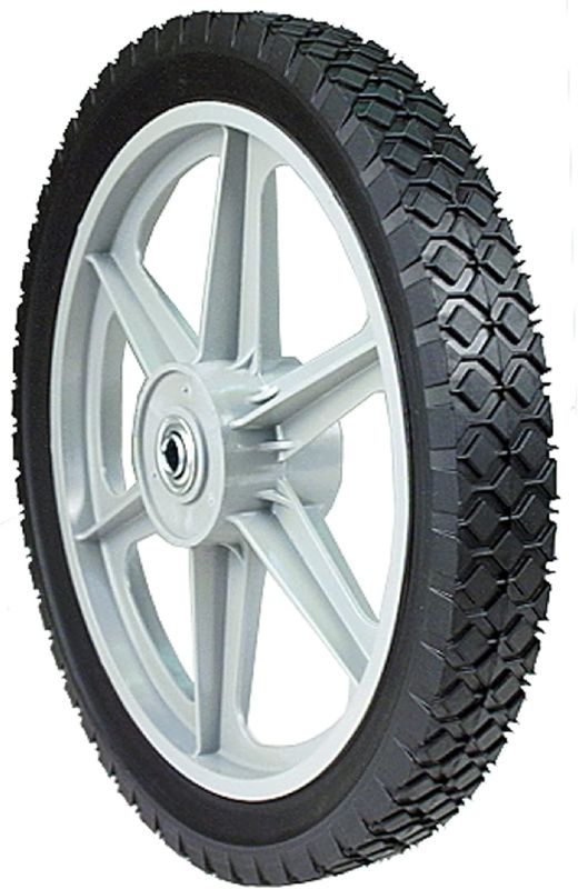 Photo 1 of 2 Pack Maxpower 335110B 14" x 1.75" Spoked Plastic Wheel, Black
