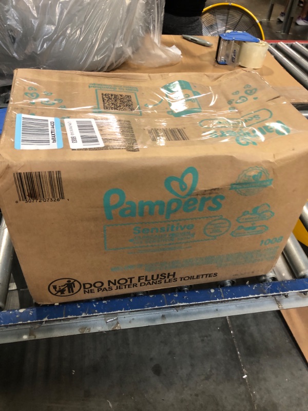 Photo 1 of Pampers Sensitive Water Based Hypoallergenic and Unscented Baby Wipes Combo, 1008 count (Packaging May Vary) Unscented 1008 Count