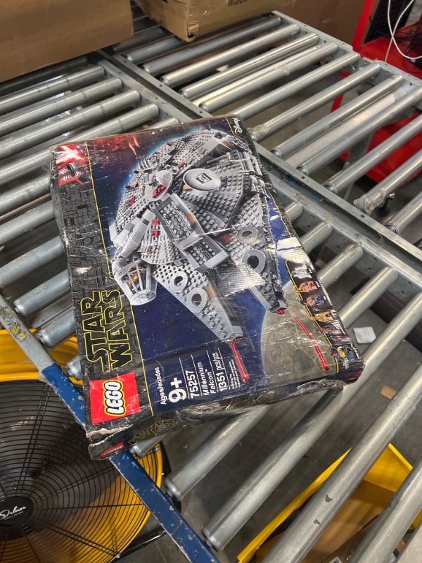 Photo 1 of LEGO Star Wars Millennium Falcon 75257 Starship Construction Set, with Finn, Chewbacca, Lando Calrissian, Boolio, C-3PO, R2-D2 and D-O, The Rise of Skywalker Collection Standard Packaging