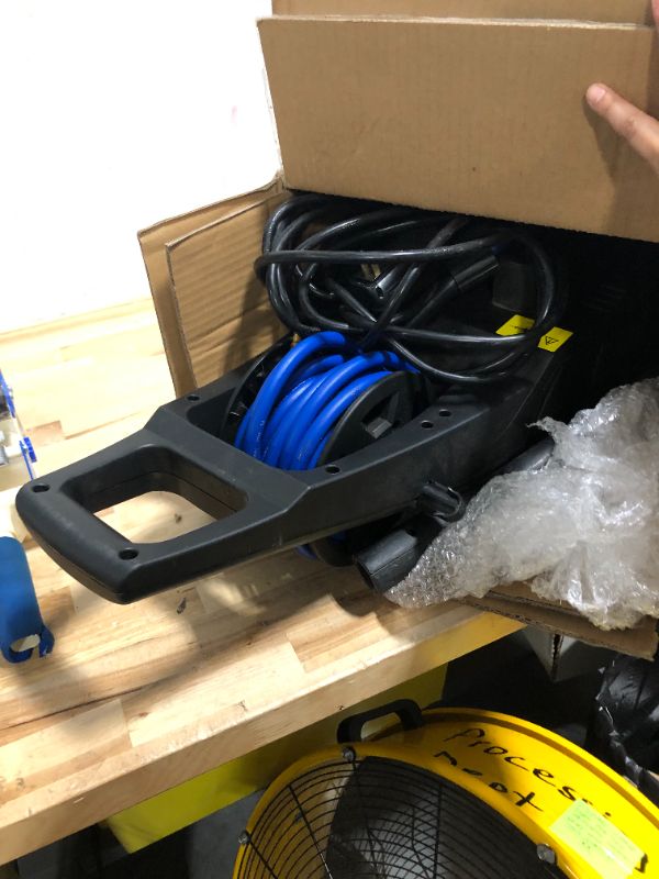 Photo 1 of ***NOT FUNCTIONAL****  ***SELLING AS PARTS NO RETURNS***

AR Blue Clean AR383B Electric Pressure Washer-1900 PSI, 1.7 GPM, 11 Amps Bayonet Connect Accessories, On Board Storage, Portable Pressure Washer, High Pressure, Car Washer, Siding, Driveways, Patio