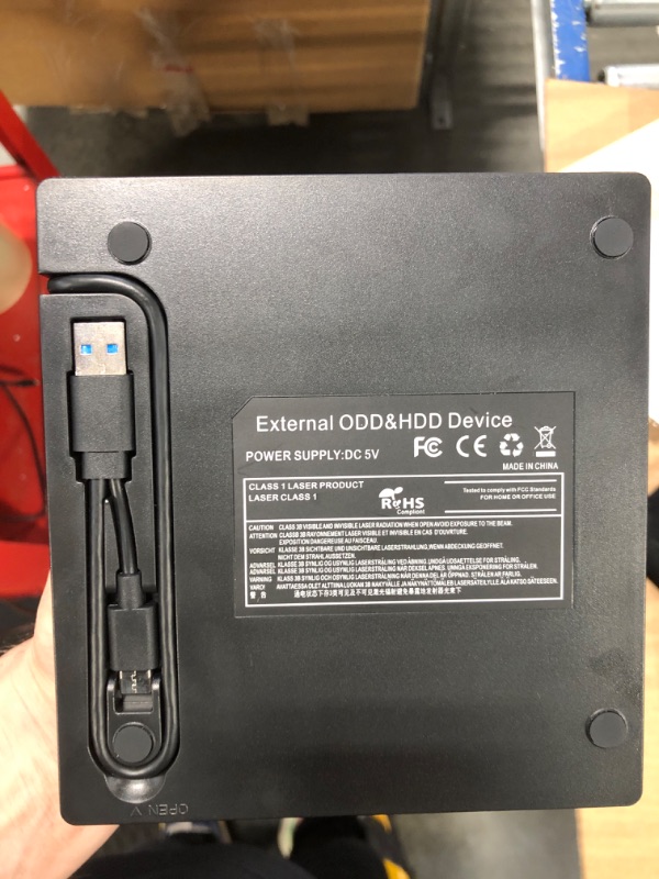 Photo 1 of External CD/DVD Drive for Laptop, USB 3.0 CD Burner External DVD Drive Portable DVD Player for Laptop Desktop PC Apple Mac Windows 11/10/8/7/XP Linux OS with Carrying Case

