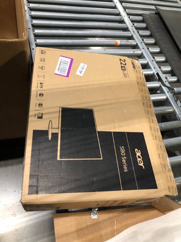 Photo 1 of Acer 21.5 Inch Full HD (1920 x 1080) IPS Ultra-Thin Zero Frame Computer Monitor (HDMI & VGA Port), SB220Q bi
