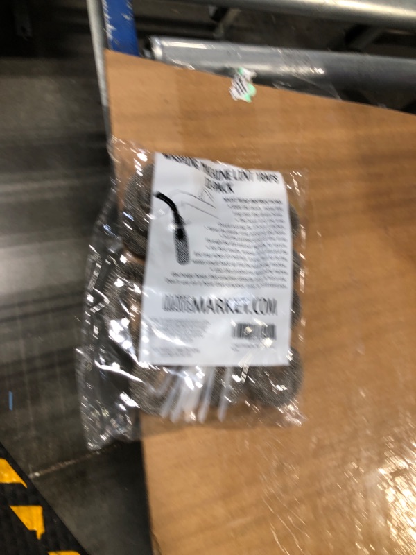 Photo 1 of 12 Pack of Washing Machine Lint Traps. Comes with 12 Ties. Attach to Your Washer Sink Hose and Allow the Metal Mesh Trap to Filter the Laundry Water. Stainless Steel and Rust Proof.