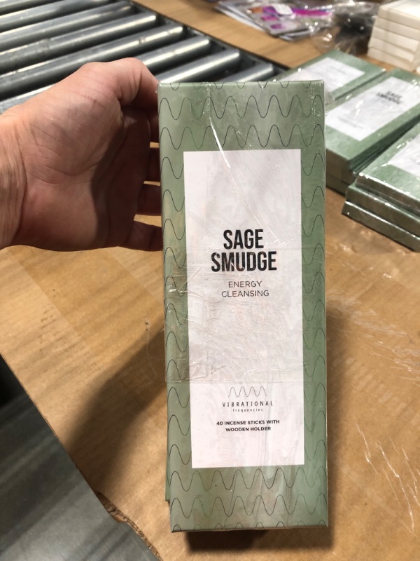 Photo 2 of *****3pack*****Sage Smudge Incense Sticks for Energy Cleansing with Incense Holder, White Sage Incenses with Burner for Smudging (Sage Smudge)