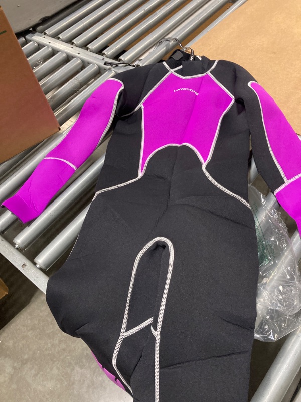 Photo 3 of LayaTone Wetsuit Women Full Body 3mm Neoprene Diving Suit with Back Zip, Wetsuits for Women in Cold Water Swimming Diving Snorkeling Kayaking