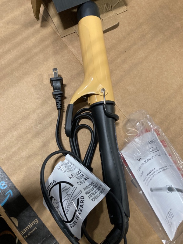 Photo 1 of CHI Ceramic Tourmaline Curling Iron, shiny, Frizz-free, Healthy Hair, 1.5 inch
