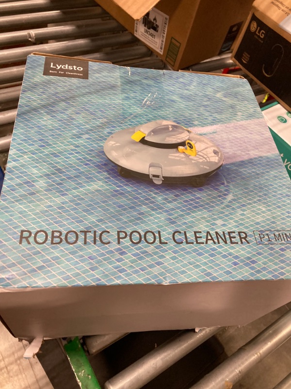 Photo 3 of *** MISSING PARTS***
 Cordless Robotic Pool Cleaner - Pool Vacuum for Above Ground Pools, Built-in Water Sensor Technology - Dual-Drive Motors, Rechargeable Battery, Perfect for Flat Swimming Pools up to 35 Feet