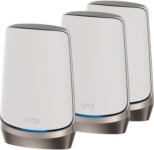 NETGEAR - Orbi 960 Series AXE11000 Quad-Band Mesh Wi-Fi 6E System (3 ...