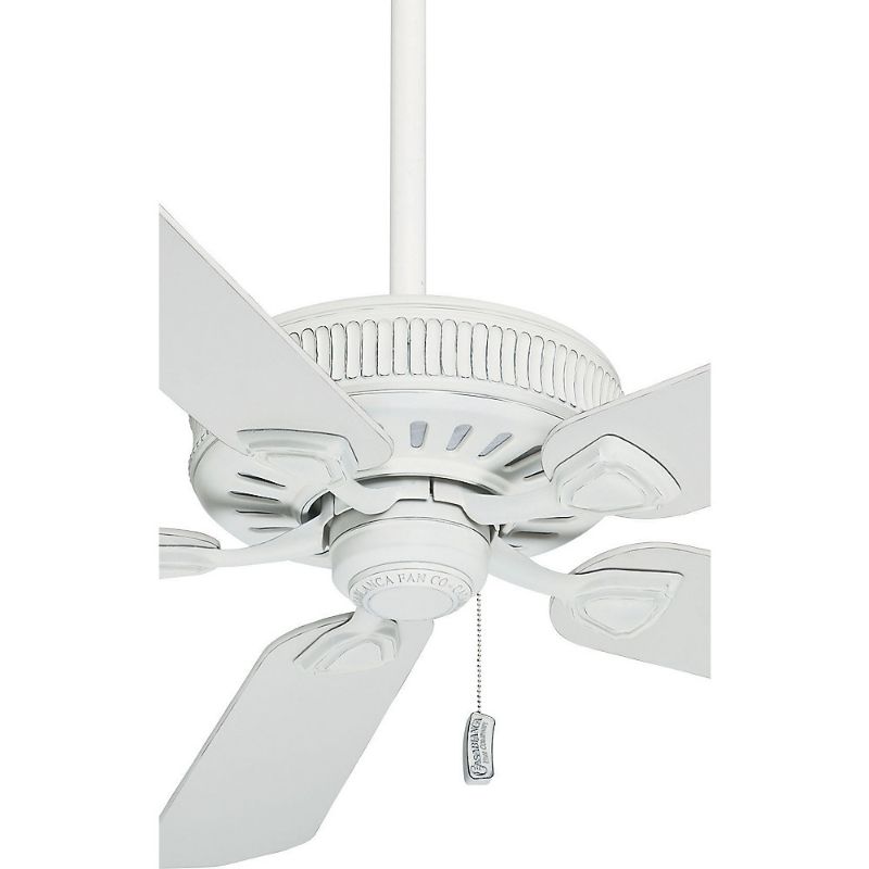 Photo 1 of Ainsworth 54 in. Indoor Cottage White Ceiling Fan for Bedrooms