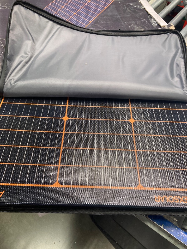 Photo 3 of FlexSolar 60W Portable Solar Panel, Solar Charger Kit with 19V DC/USB QC 3.0/USB-C Output Compatible with Solar Generators Power Stations Jackery/Bluetti/Ecoflow/Flashfish for Outdoor Camping RV Trip