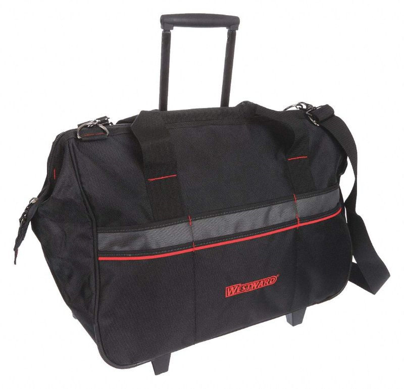 Photo 1 of 
20-1/2" General Purpose Tool Bag, 21 Pockets, Black