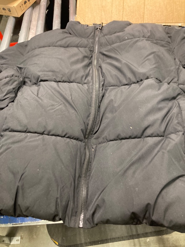 Photo 1 of Amazon Essentials Men's Mock Neck Puffer (Available in Big & Tall) XX-Large Black