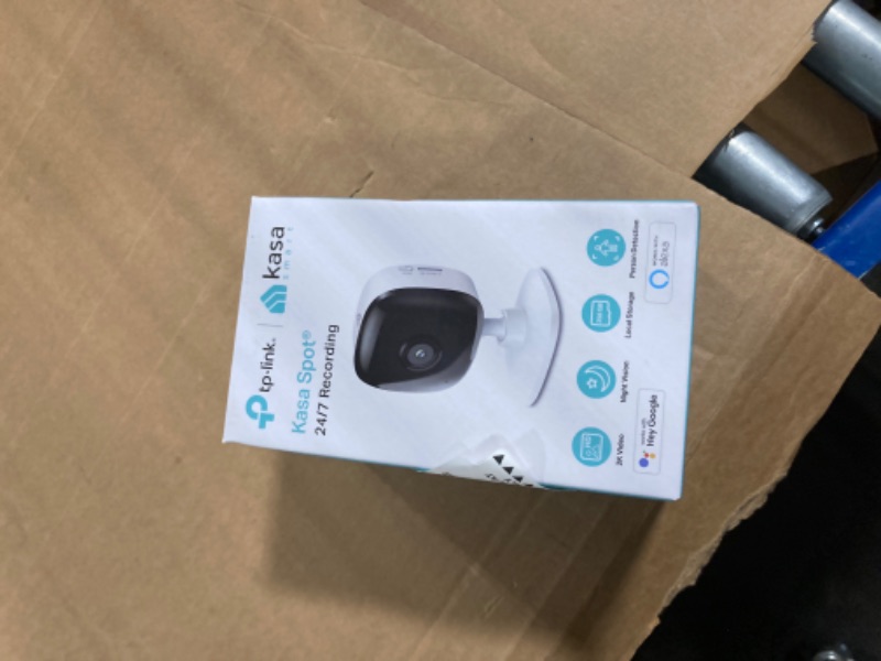 Photo 2 of Kasa Smart 2K QHD Indoor Security Camera, Person/Baby Crying/Motion Detection, 2-Way Audio, 30Ft. Night Vision, Cloud/SD Card Storage(Up to 256 GB), Works with Alexa & Google Home (KC400)