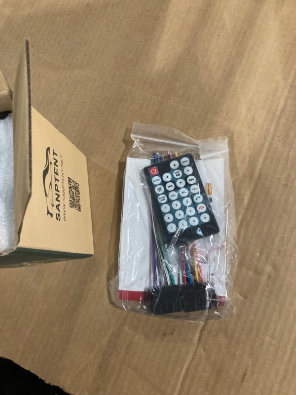 Photo 1 of Double Din Car Stereo Radio Audio Receiver Compatible with Apple Carplay, Android Auto, Mirror Link, 7 Inch Full Touchscreen Car Stereo, Backup Camera, Bluetooth, USB/TF/AUX Port, A/V Input, FM/AM