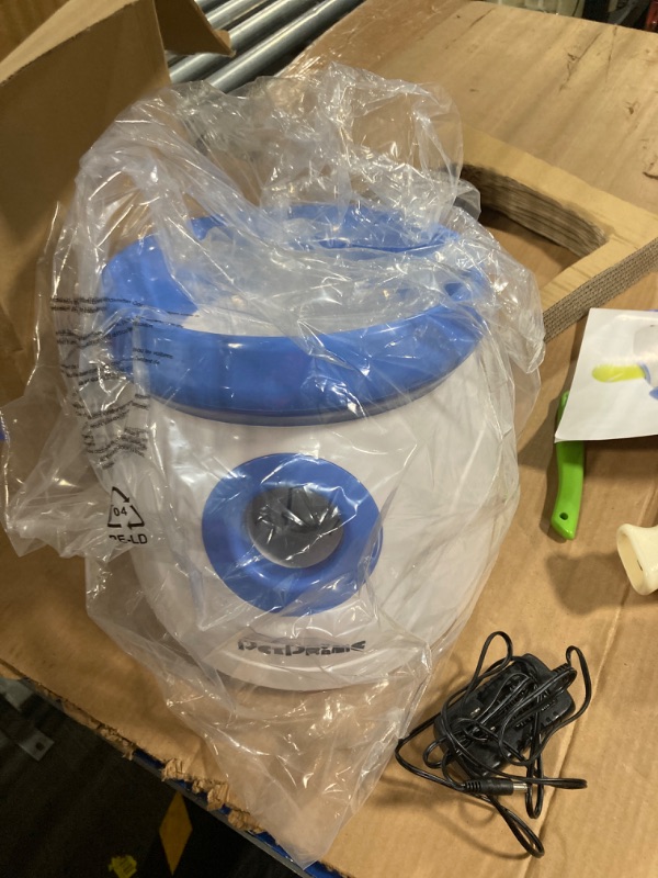 Photo 1 of *** NOT FUNCTIONAL**** SELLING AS PARTS***
 Dog Automatic Ball Launcher Dog Interactive Toy Dog Fetch Toy Pet Ball Thrower Throwing Game 3 Tennis Balls Tennis Ball Launcher for Dogs Included Launch Distance 10-30ft