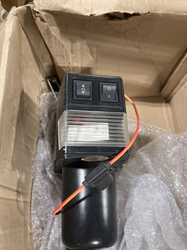 Photo 4 of *** NOT FUNCTIONAL**** SELLING AS PARTS***
RVMATE Electric A-Frame Trailer Jack up to 3500lbs Heavy Duty RV Electric Power Tongue Jack with Accessories Manual Crank Handle and Level, 18" Lift, 12V DC and Bright LED Lights, Black