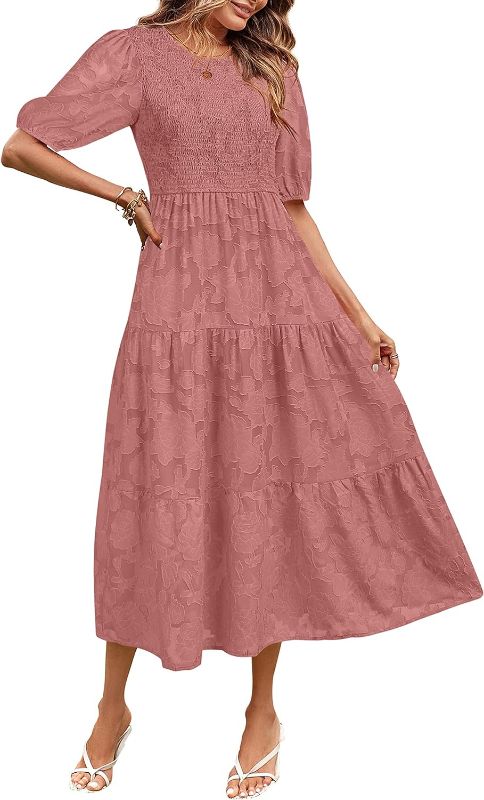 Photo 1 of **NOT EXACT TO STOCK**Lace Flowy Tiered Midi Dress