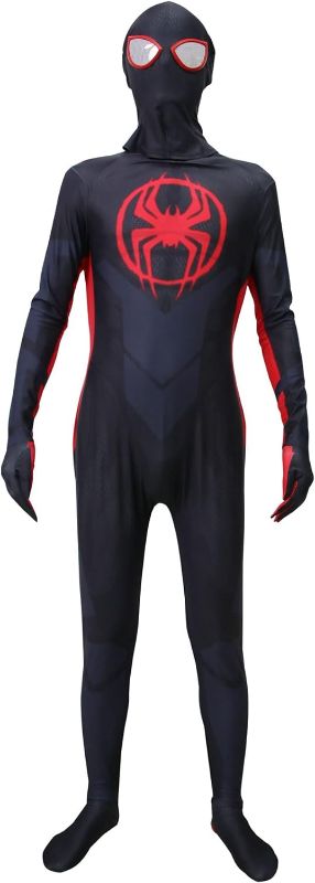 Photo 1 of 2023 New Movie Superhero Costume Bodysuits Halloween Deluxe Cosplay Dress Up Jumpsuit, miles 175
