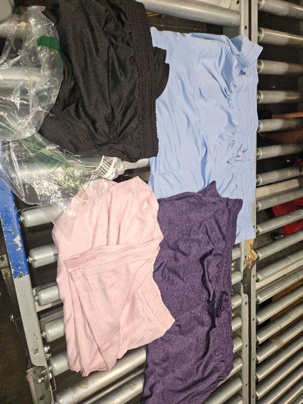 Photo 1 of **SIZE 3X**Real Essentials 4 Pack: Women's 7" Bermuda Long High Waisted Shorts with Pockets - Workout Athletic (Available in Plus)
