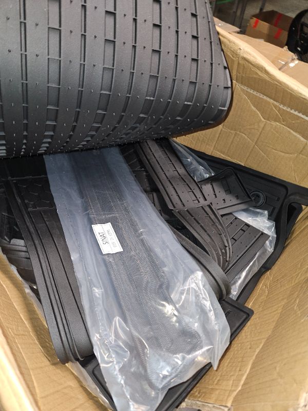 Photo 1 of **NEW OPEN**3W Floor Mat Fit Toyota Sienna 2021-2024 (Only for 8 Seat), TPE All Weather Custom Fit Floor Liner for Toyota Sienna 2nd and 3rd Row Car Liners,Black 8 Seat 2-3Row Mats