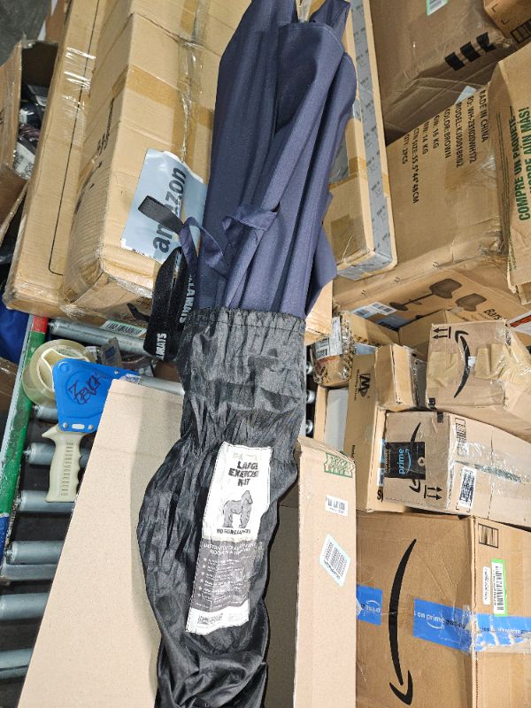Photo 2 of **MISSING PARTS**Gorilla Mats Premium Extra Large Exercise Mat – 9' x 6' x 1/4" Ultra Durable, Non-Slip, Workout Mat for Instant Home Gym Flooring – Works Great on Any Floor Type or Carpet – Use With or Without Shoes Gorilla Black Mat with Gray / Orange T